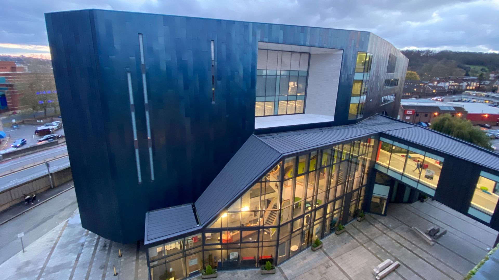 Gateway building at High Wycombe campus