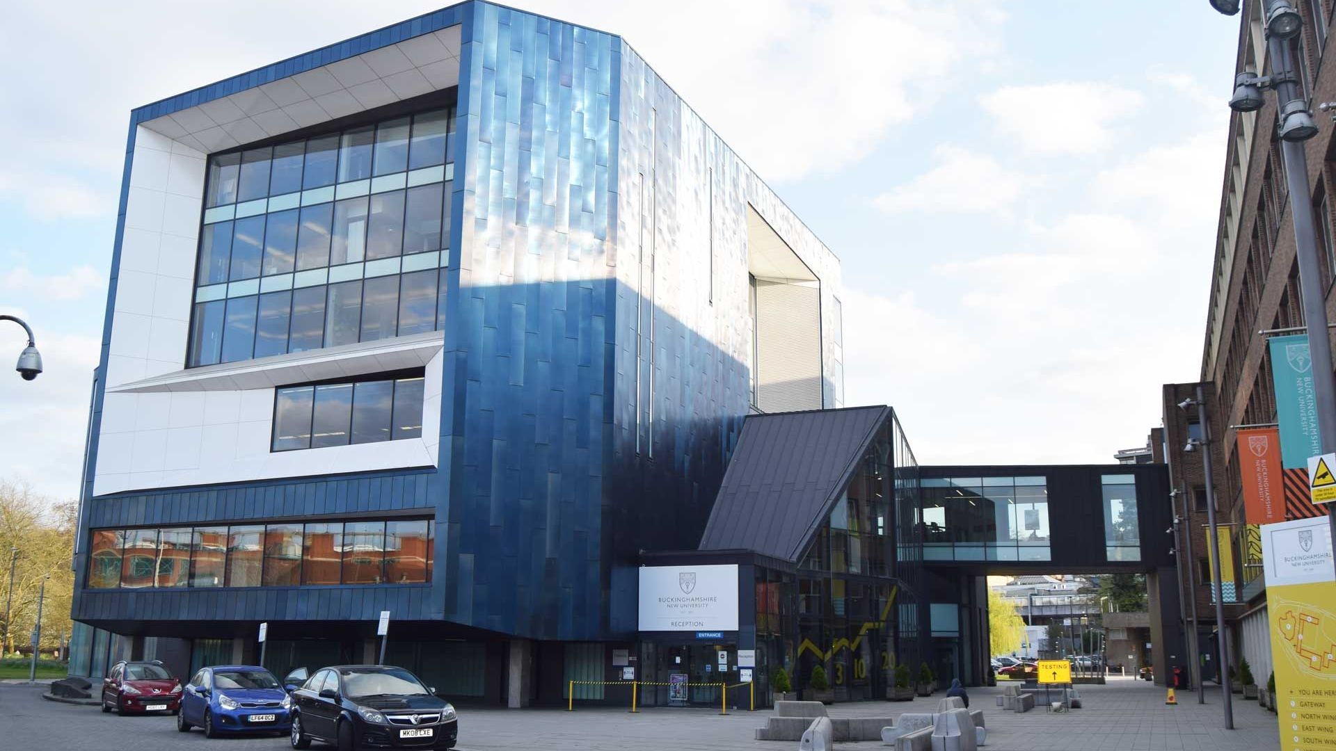 Gateway building sunny 