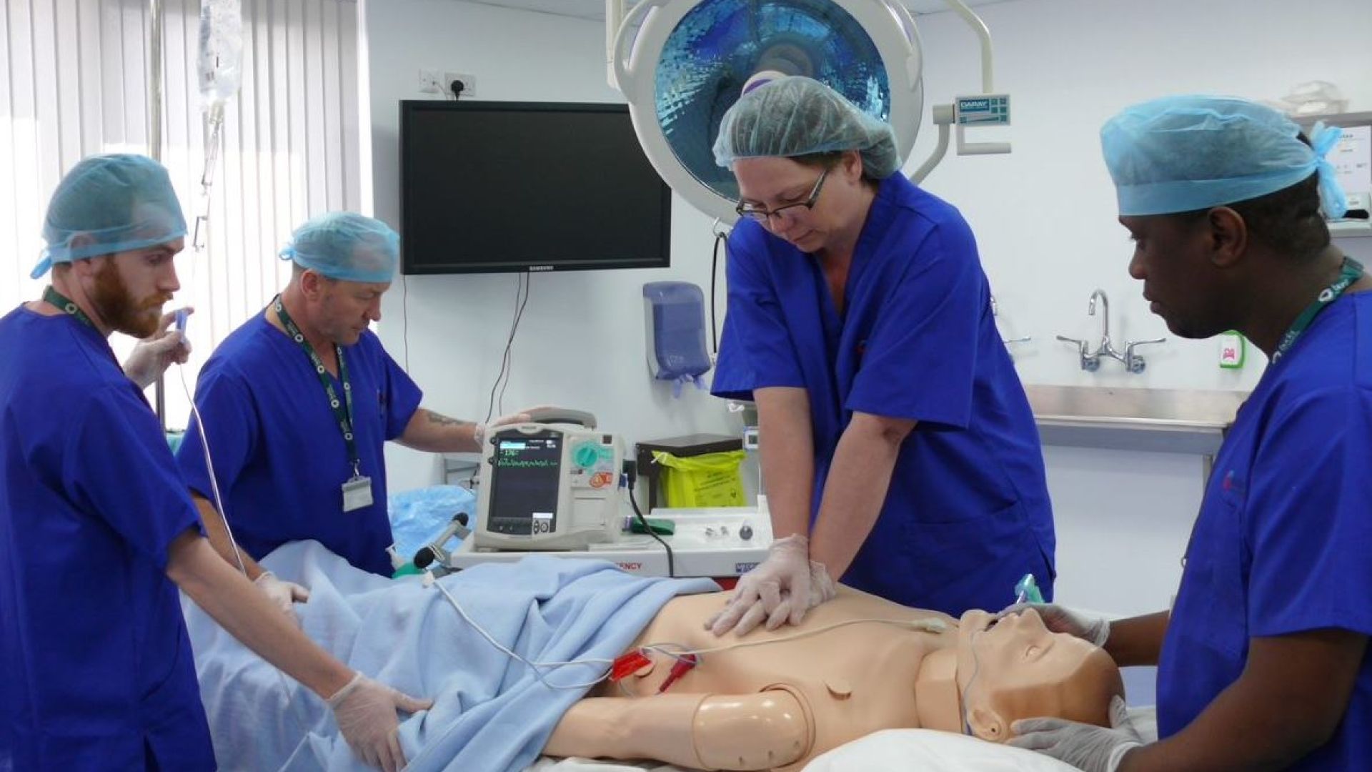 Operating Department Practice students working