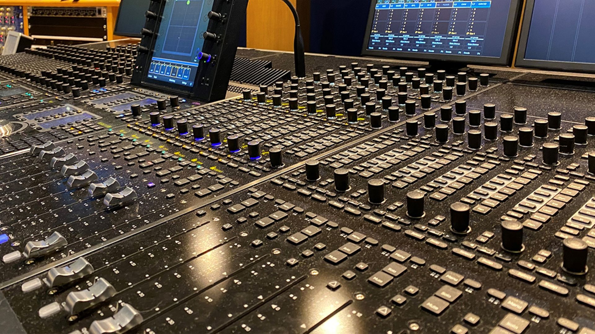 Image of studio mixing desk