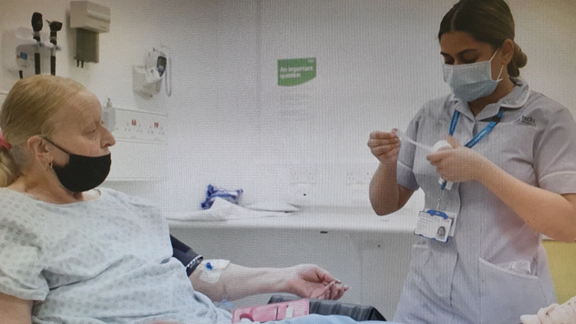 Jazmin Arnold and patient Jane