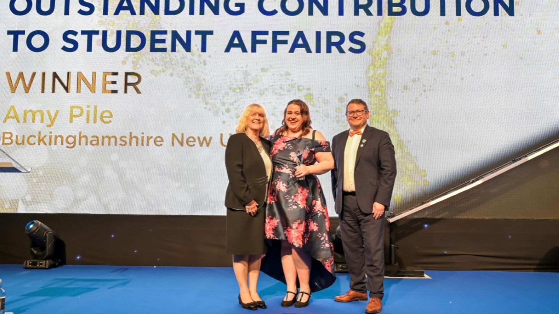 Amy Pile winning award