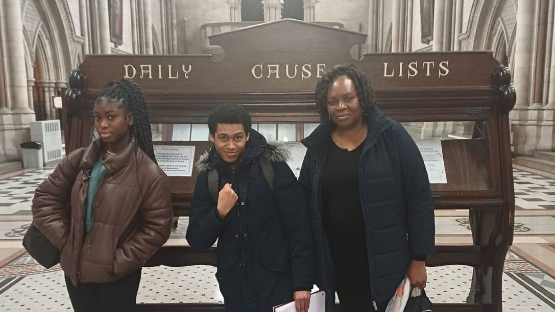 BNU Law students at the Royal Courts of Justice in London