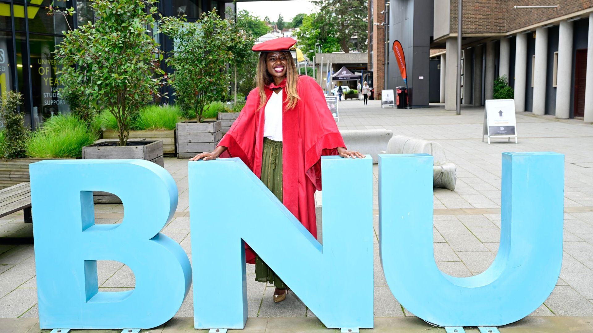June_Sarpong_OBE_on_BNU_concourse