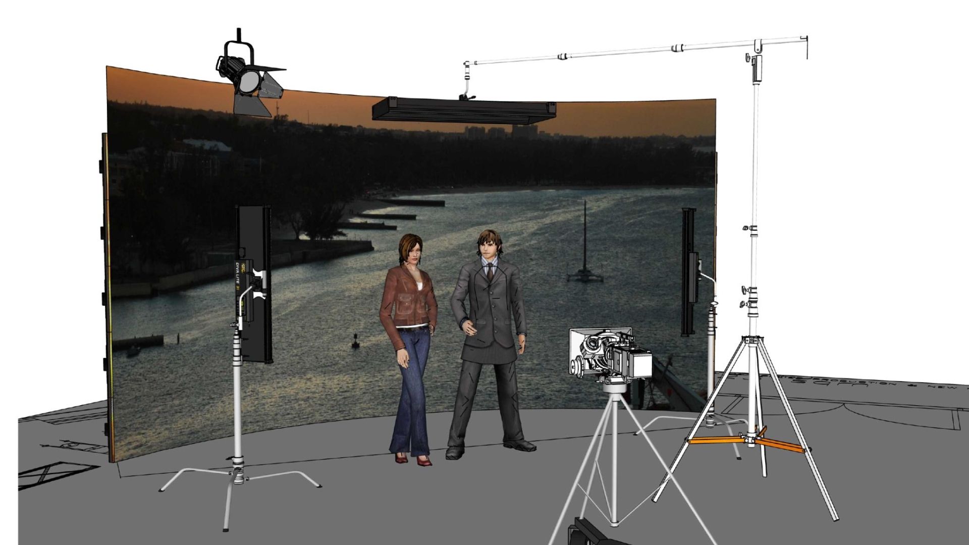 Virtual Production Studio announcement graphic