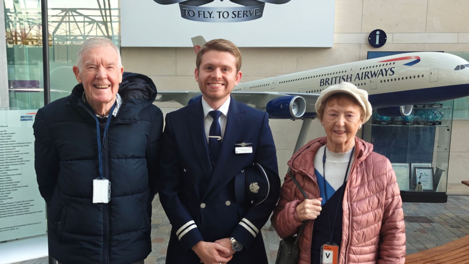 Michael Ashworth and family - BA pilot