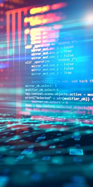 scifi inspired inside of a computer