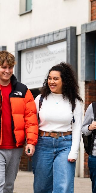 windsor house students outside