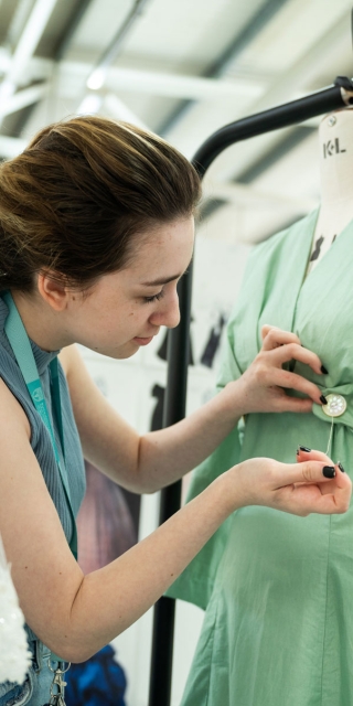 Costume Design and Making student