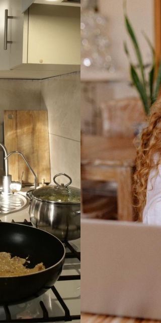 Housewife and mother stock image