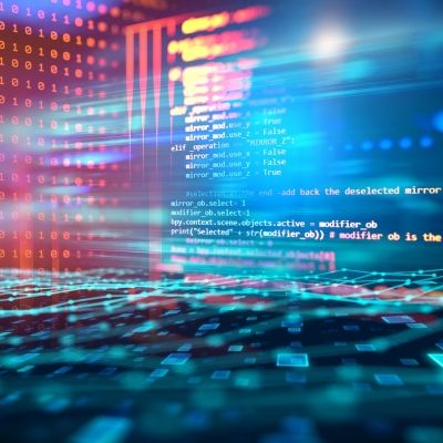 scifi inspired inside of a computer