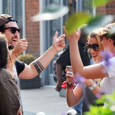 Group of students smiling 