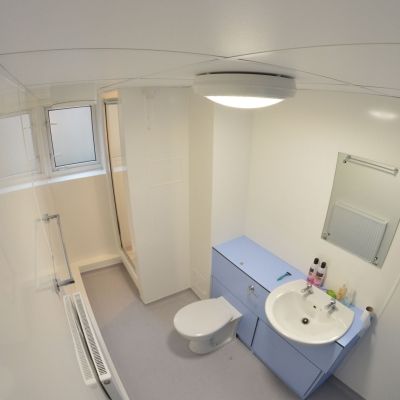 A shared bathroom at Brook Street