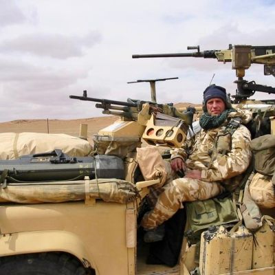 Ian Rivers while serving in the military