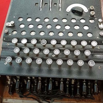 Enigma machine Bletchley