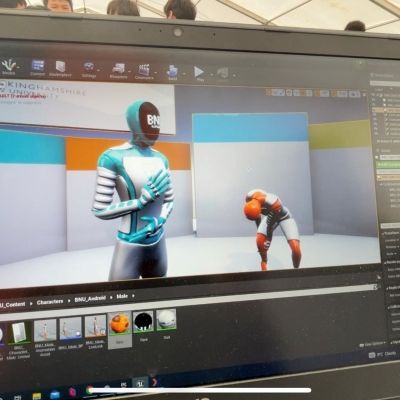 Animation and visual effects demonstration Bucks Skills Show