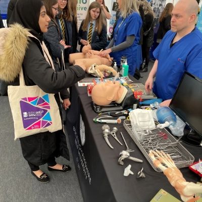 Nursing, Midwifery & Allied Health stand at Bucks Skills Show