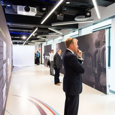 Exhibition onlooker