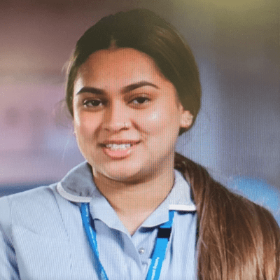 Jasmine BNU Student Nurse on ITV