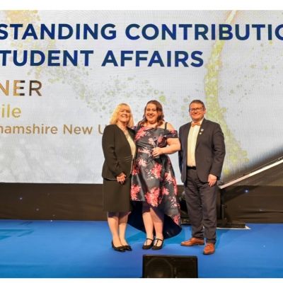 Amy Pile winning award