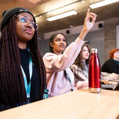 Group of students in lecture theatre