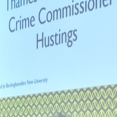 Thames Valley Police and Police Crime Commissioner hustings were held at BNU