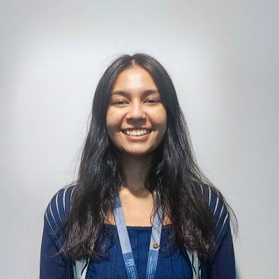 Photo of Akanksha who has long black hair and light brown skin