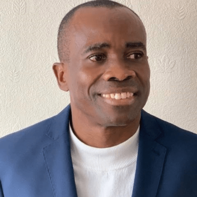 A headshot of academic Uchenna Nweke