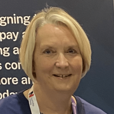 Headshot of a smiling Gail Goddard, a BNU lecturer.