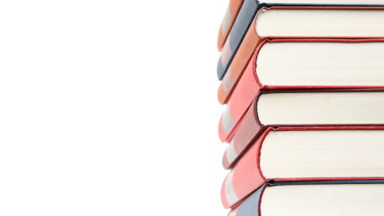 Books stacked on top of eachother