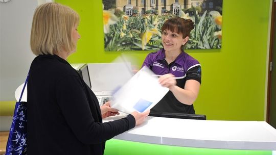 Sports and Wellbeing Clinic Reception