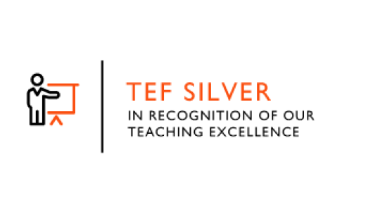 TEF silver in Recognition of out teaching excellence