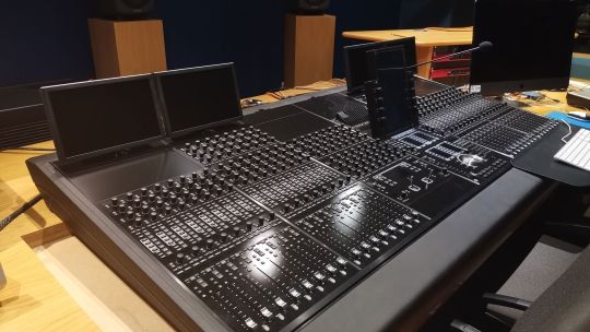 Audio and Music facilities equipment in close-up