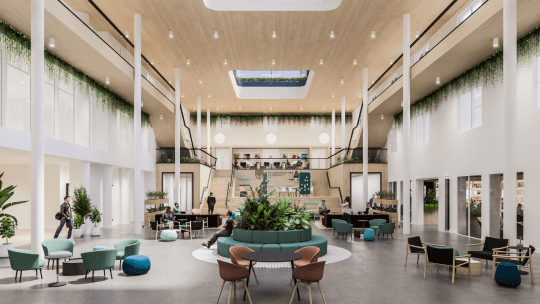 Concept visual of the new Atrium