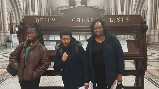 BNU Law students at the Royal Courts of Justice in London