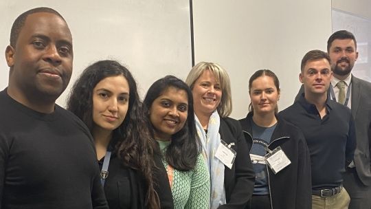 Alumni at the School of Business and Law's event