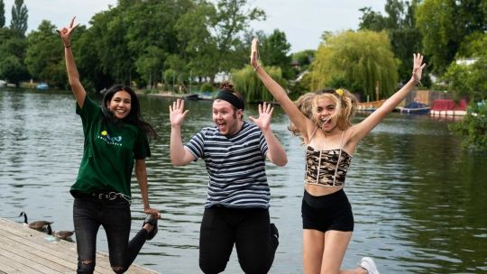 group of students Henley-on-Thames