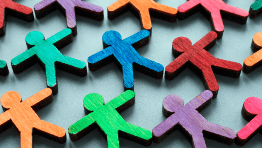 Image representing equity among professionals