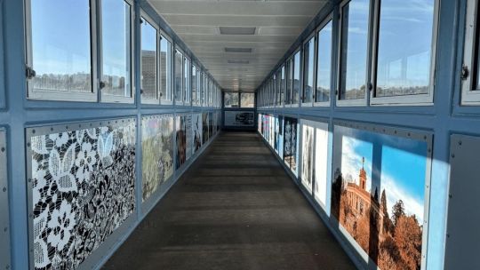 The work on the overbridge