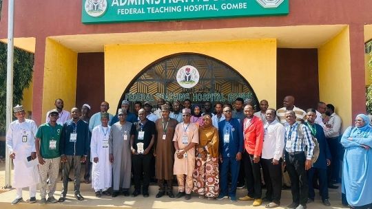 big crowd Nigeria physio