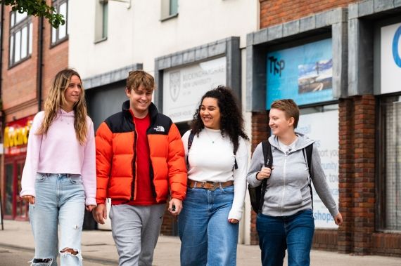 windsor house students outside