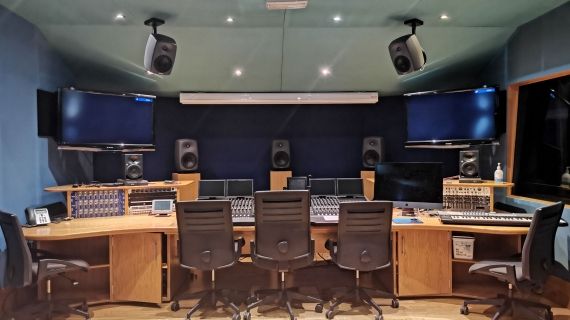 Audio and Music facilities room in long shot