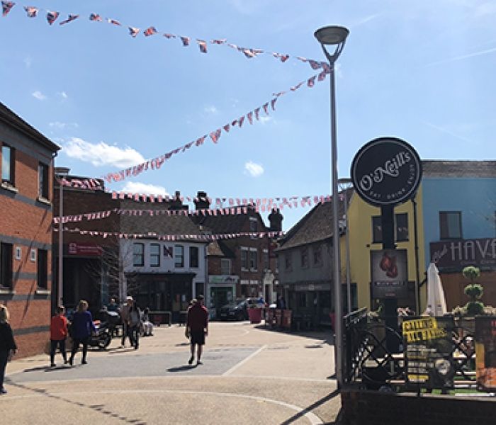 High Wycombe shops and streets