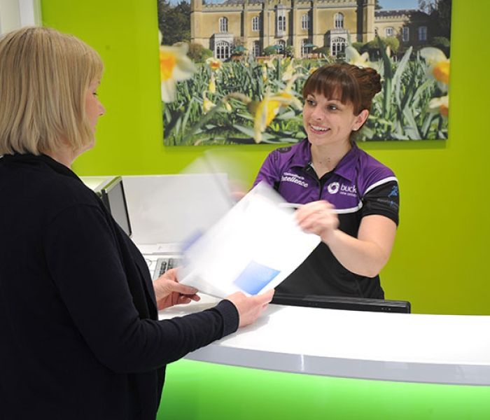Sports and Wellbeing Clinic Reception