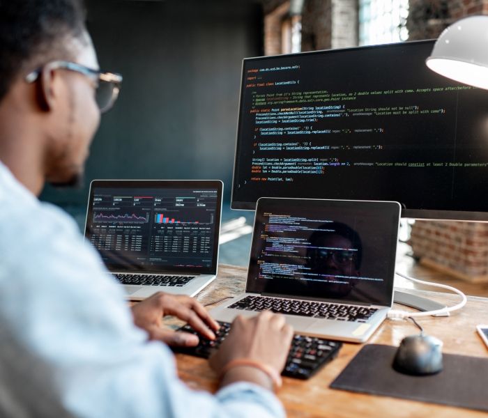 software engineer at work