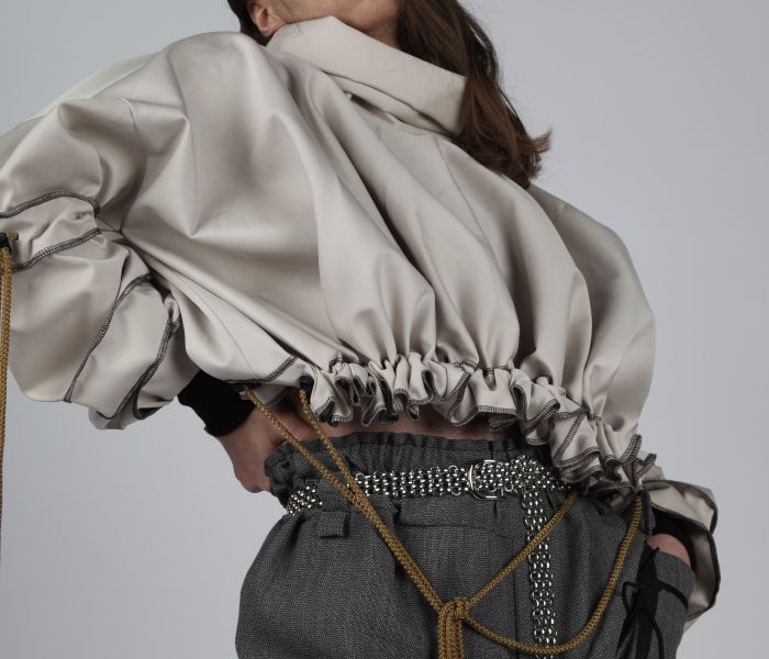 Fashion Design female Student work outfit