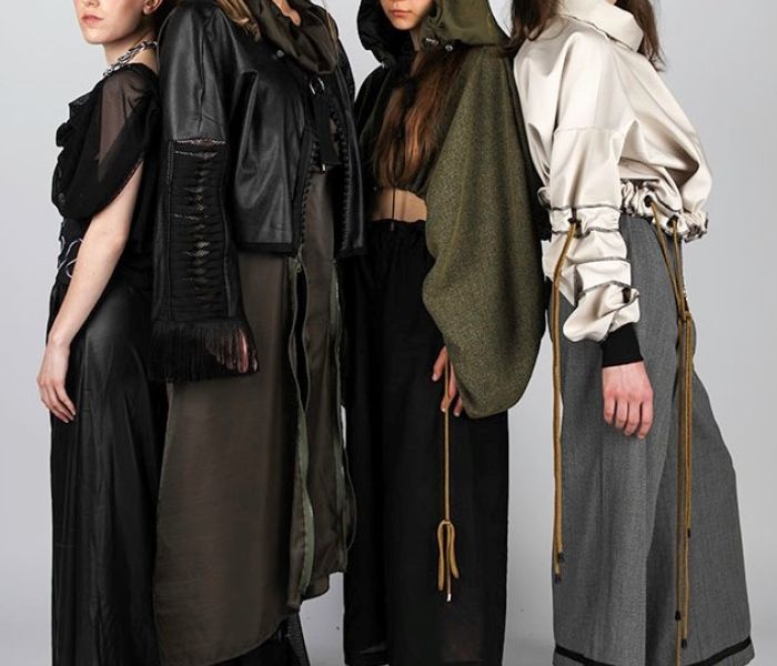 Fashion Design Students in outfits