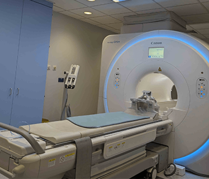 Diagnostic Radiotherapy machine with a hospital bed