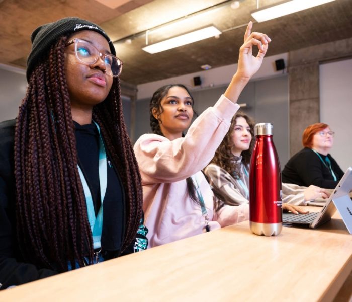 Students at a lecture