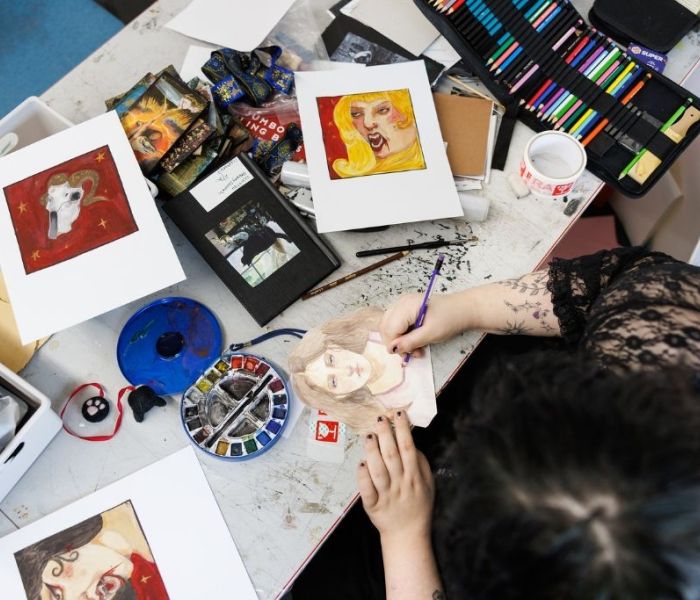 Fine art student drawings